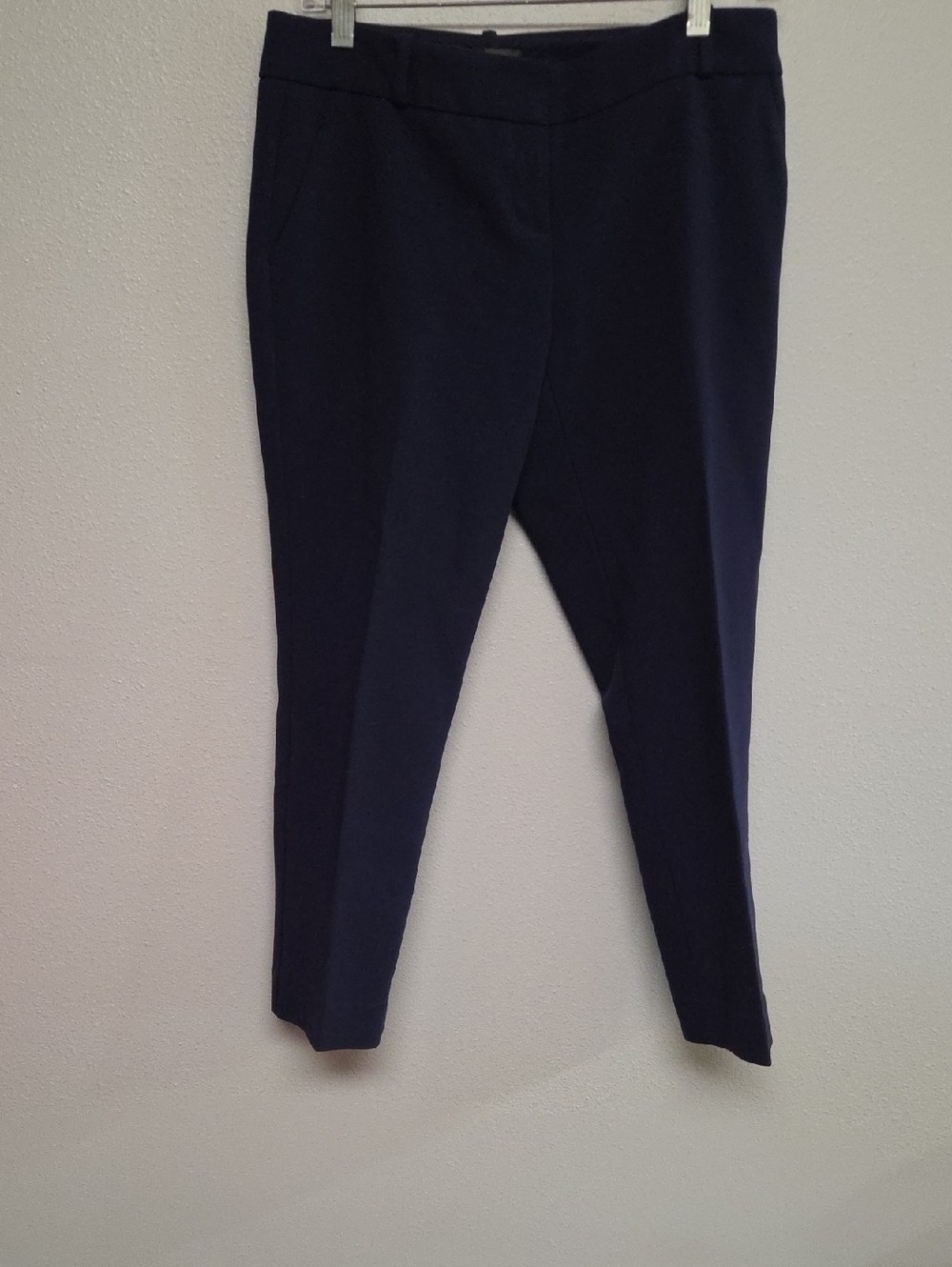 The Limited Navy Cropped Ponte Ankle Pants